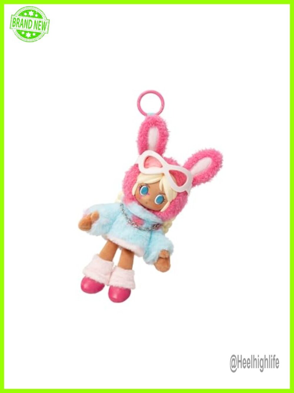 Plush Doll Pendant Collectible Bag Charm - Vinyl Plush Figure Toy, 6-inch